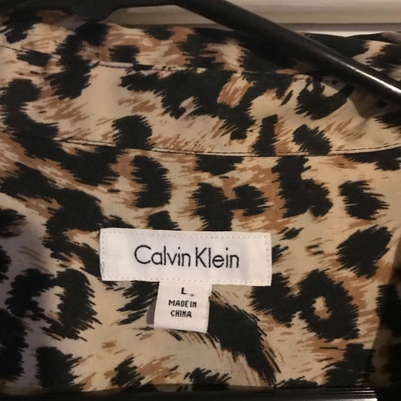 Calvin Klein Cheetah Tunic - Picture 3 of 7
